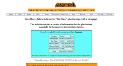 Desktop Screenshot of glassblower.info